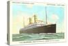 Holland-America Ocean Liner TSS Volendam-null-Stretched Canvas