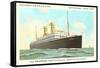 Holland-America Ocean Liner TSS Volendam-null-Framed Stretched Canvas