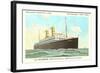 Holland-America Ocean Liner TSS Volendam-null-Framed Art Print