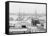 Holland America Piers, Hoboken, N.Y. I.E. N.J.-null-Framed Stretched Canvas