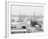 Holland America Piers, Hoboken, N.Y. I.E. N.J.-null-Framed Photo