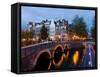 Holland, Amsterdam, Keizersgracht and Leidesegracht Canals-Gavin Hellier-Framed Stretched Canvas