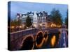 Holland, Amsterdam, Keizersgracht and Leidesegracht Canals-Gavin Hellier-Stretched Canvas