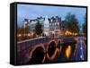 Holland, Amsterdam, Keizersgracht and Leidesegracht Canals-Gavin Hellier-Framed Stretched Canvas
