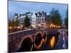 Holland, Amsterdam, Keizersgracht and Leidesegracht Canals-Gavin Hellier-Mounted Photographic Print