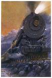 The "Overland Limited" is the Crack Train of the Union and Central Pacific Railways-Holland Browne-Framed Art Print