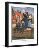Holland: by a Dutch Canal-Gordon Frederick Browne-Framed Giclee Print