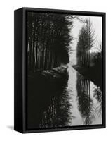 Holland Canal, 1971 (silver gelatin print)-Brett Weston-Framed Stretched Canvas