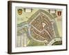 Holland: Gouda Plan, 1649-Jan Blaeu-Framed Giclee Print