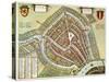 Holland: Gouda Plan, 1649-Jan Blaeu-Stretched Canvas