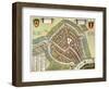 Holland: Gouda Plan, 1649-Jan Blaeu-Framed Giclee Print