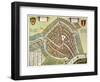 Holland: Gouda Plan, 1649-Jan Blaeu-Framed Giclee Print