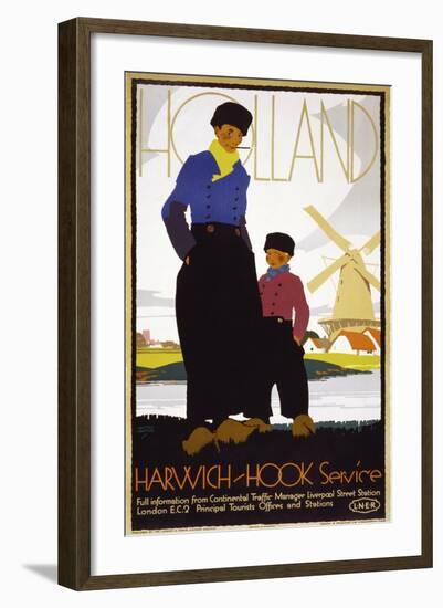 Holland, Harwich-Hook Service-null-Framed Giclee Print