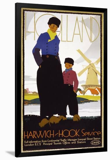 Holland, Harwich-Hook Service-null-Framed Giclee Print