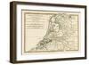 Holland Including the Seven United Provinces of the Low Countries, from 'Atlas De Toutes Les…-Charles Marie Rigobert Bonne-Framed Giclee Print