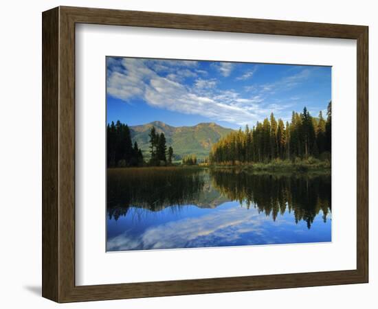 Holland Lake in the Swan Valley of Montana, USA-Chuck Haney-Framed Photographic Print