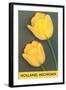 Holland, Michigan, Yellow Tulips-null-Framed Art Print