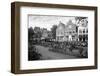 Holland, Zwolle. Black and White, Bicycles in a Parking Place-Petr Bednarik-Framed Photographic Print