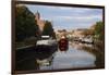 Holland, Zwolle. Pancake Ship and Other Boats on a Canal in Zwolle-Petr Bednarik-Framed Photographic Print