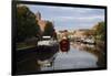 Holland, Zwolle. Pancake Ship and Other Boats on a Canal in Zwolle-Petr Bednarik-Framed Photographic Print
