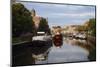 Holland, Zwolle. Pancake Ship and Other Boats on a Canal in Zwolle-Petr Bednarik-Mounted Photographic Print