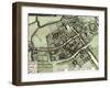 Hollar's plan of Oxford, c1643-Wenceslaus Hollar-Framed Giclee Print