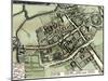 Hollar's plan of Oxford, c1643-Wenceslaus Hollar-Mounted Giclee Print