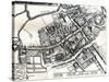 Hollars Plan of Oxford, C1643-Wenceslaus Hollar-Stretched Canvas