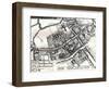 Hollars Plan of Oxford, C1643-Wenceslaus Hollar-Framed Giclee Print