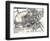 Hollars Plan of Oxford, C1643-Wenceslaus Hollar-Framed Giclee Print