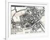 Hollars Plan of Oxford, C1643-Wenceslaus Hollar-Framed Giclee Print