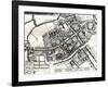 Hollars Plan of Oxford, C1643-Wenceslaus Hollar-Framed Giclee Print