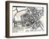 Hollars Plan of Oxford, C1643-Wenceslaus Hollar-Framed Giclee Print