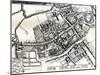 Hollars Plan of Oxford, C1643-Wenceslaus Hollar-Mounted Giclee Print