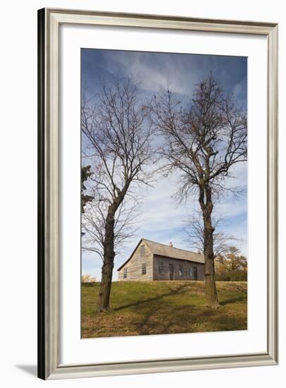 Hollenburg Pony Express Station State Historic Site, Kansas, USA-Walter Bibikow-Framed Photographic Print