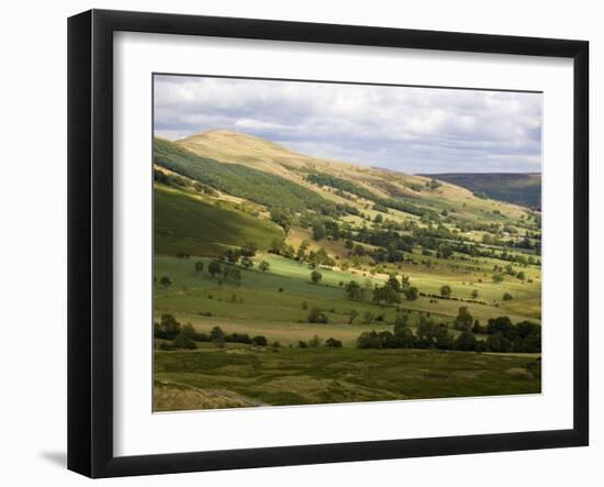 Hollins Cross and Lose Hill Ridge, Castleton, Peak District National Park, Derbyshire, England-White Gary-Framed Photographic Print