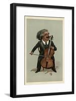 Hollman the Cellist-null-Framed Art Print