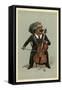 Hollman the Cellist-null-Framed Stretched Canvas