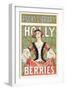 Holly Berries-null-Framed Art Print