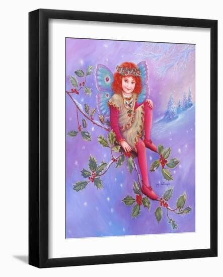 Holly Fairy-Judy Mastrangelo-Framed Giclee Print