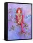 Holly Fairy-Judy Mastrangelo-Framed Stretched Canvas