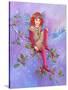 Holly Fairy-Judy Mastrangelo-Stretched Canvas