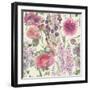 Holly Hocks All Over 1-Marietta Cohen Art and Design-Framed Giclee Print