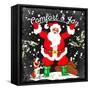Holly Jolly 4-null-Framed Stretched Canvas
