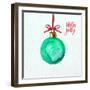 Holly Jolly Ornament-Sara Elizabeth-Framed Art Print