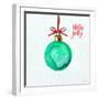 Holly Jolly Ornament-Sara Elizabeth-Framed Art Print