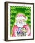 Holly Jolly Santa-Valarie Wade-Framed Giclee Print