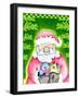 Holly Jolly Santa-Valarie Wade-Framed Giclee Print