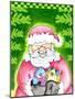 Holly Jolly Santa-Valarie Wade-Mounted Giclee Print