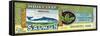 Holly Leaf Salmon Can Label - Anacortes, WA-Lantern Press-Framed Stretched Canvas